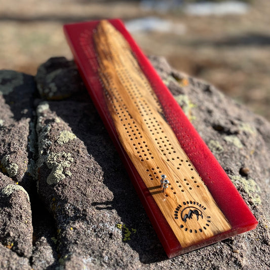 Resin Cribbage Board