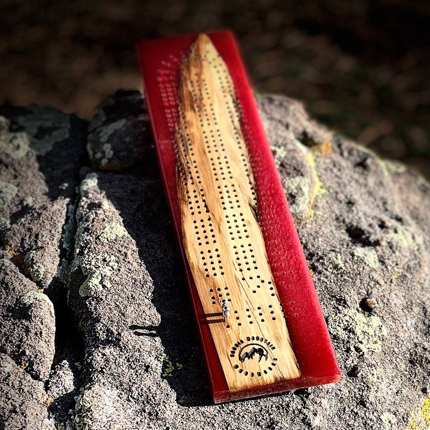 Resin Cribbage Board