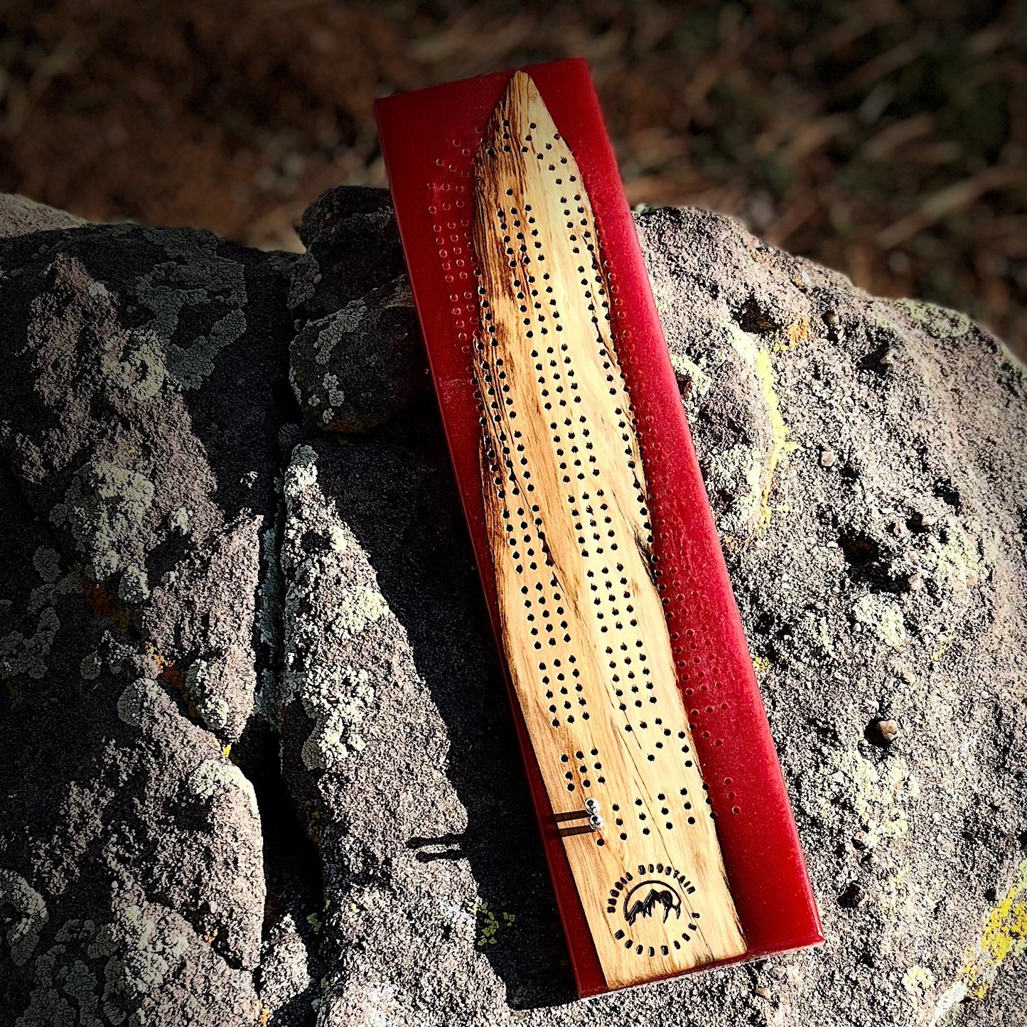 Resin Cribbage Board