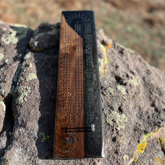 Resin Cribbage Board