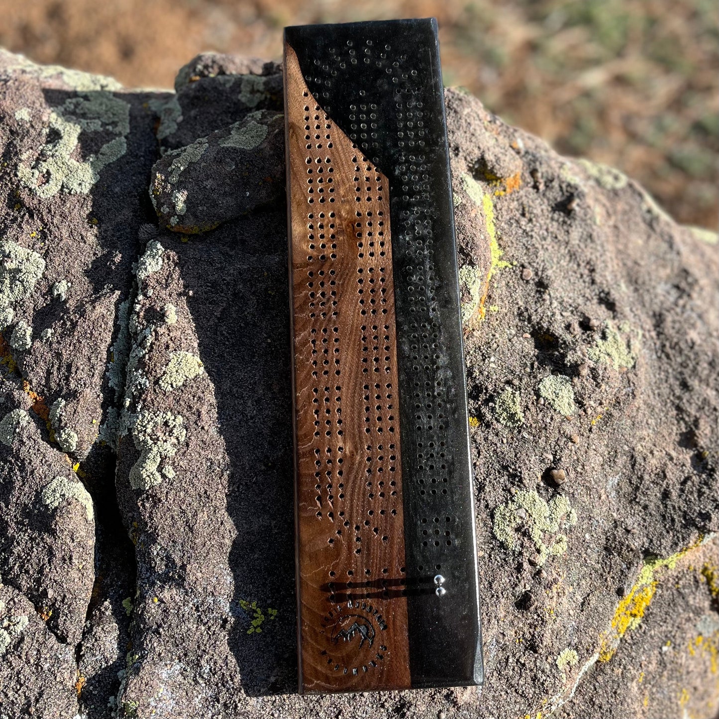 Resin Cribbage Board