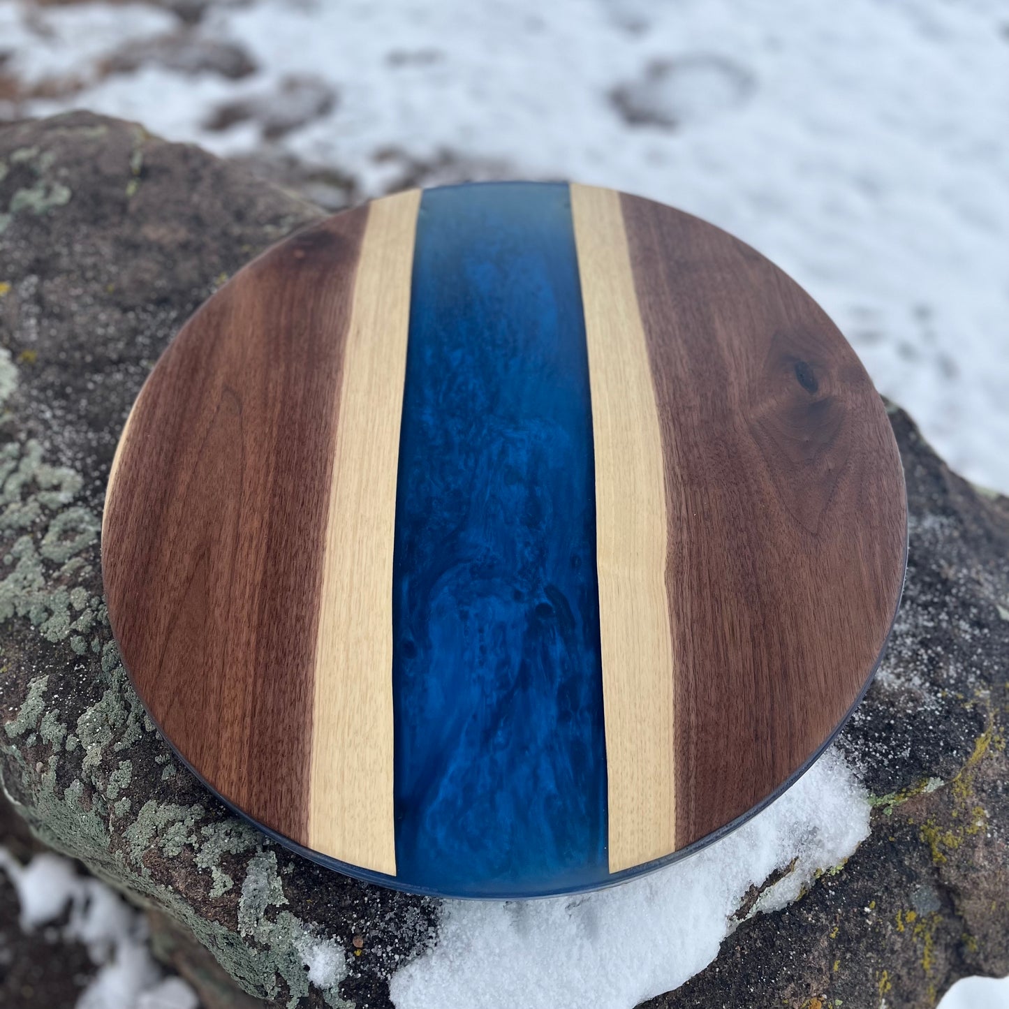 Resin River Lazy Susan - Charcuterie Turntable