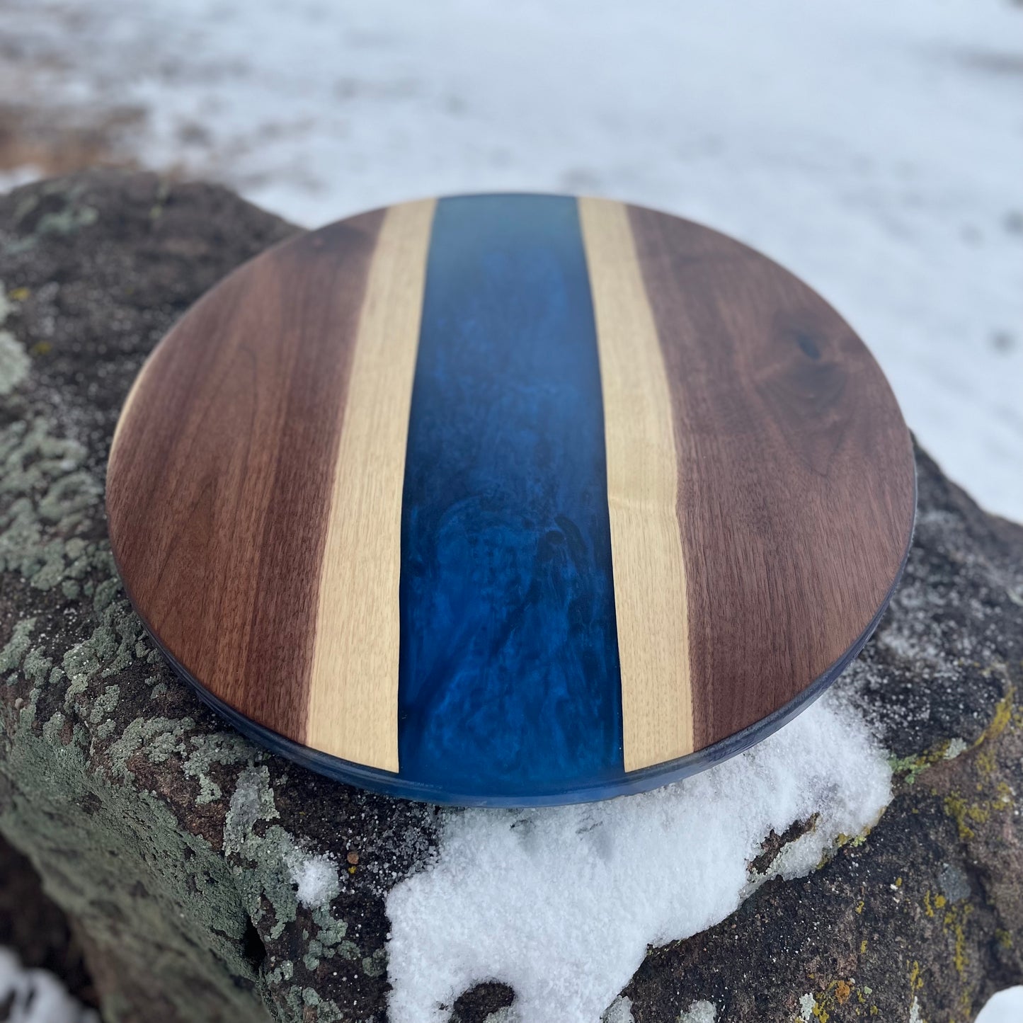 Resin River Lazy Susan - Charcuterie Turntable