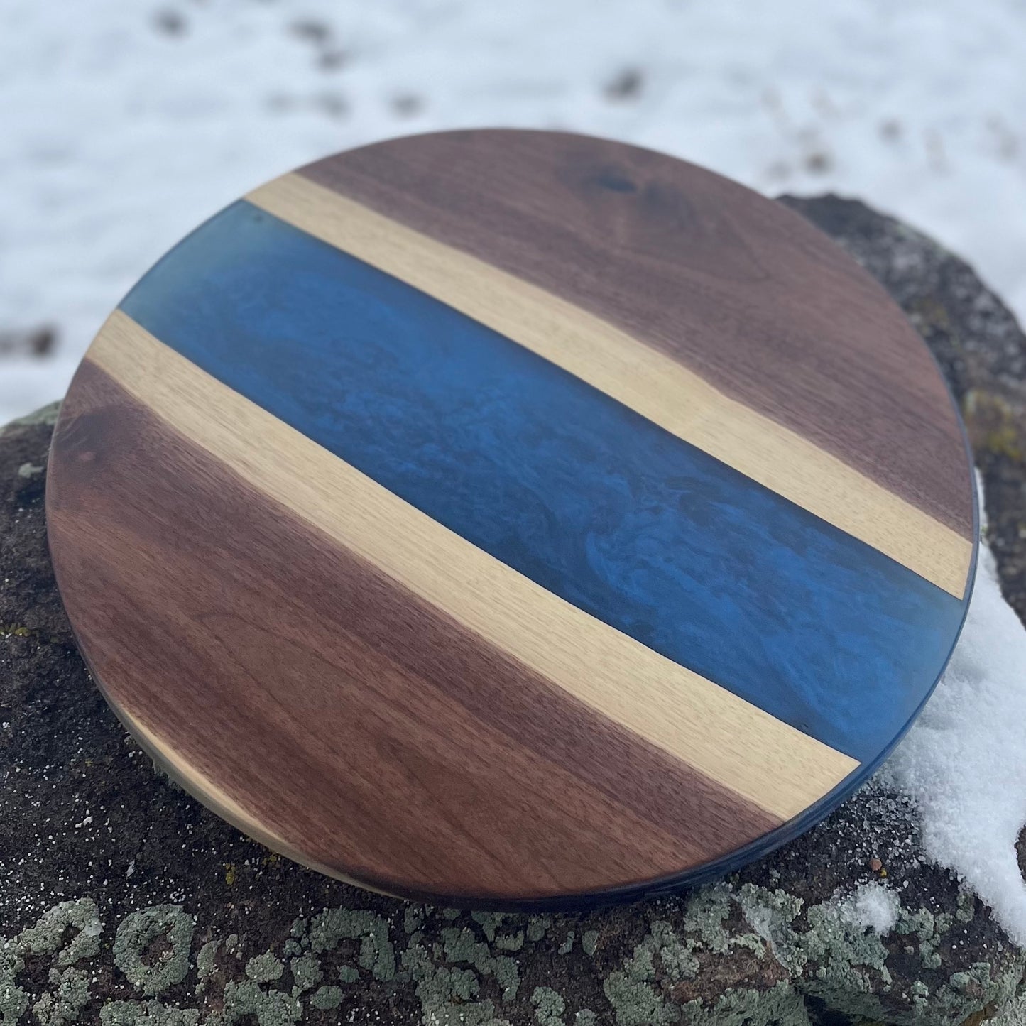 Resin River Lazy Susan - Charcuterie Turntable