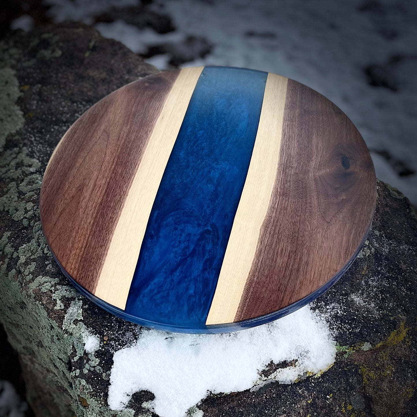 Resin River Lazy Susan - Charcuterie Turntable