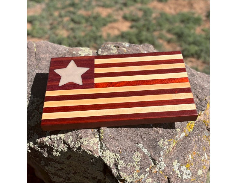 USA Flag Charcuterie Board