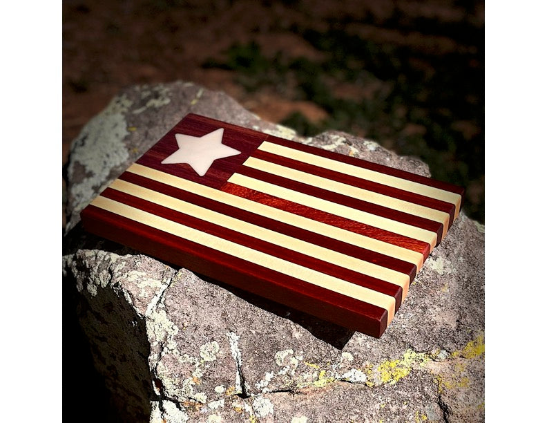 USA Flag Charcuterie Board