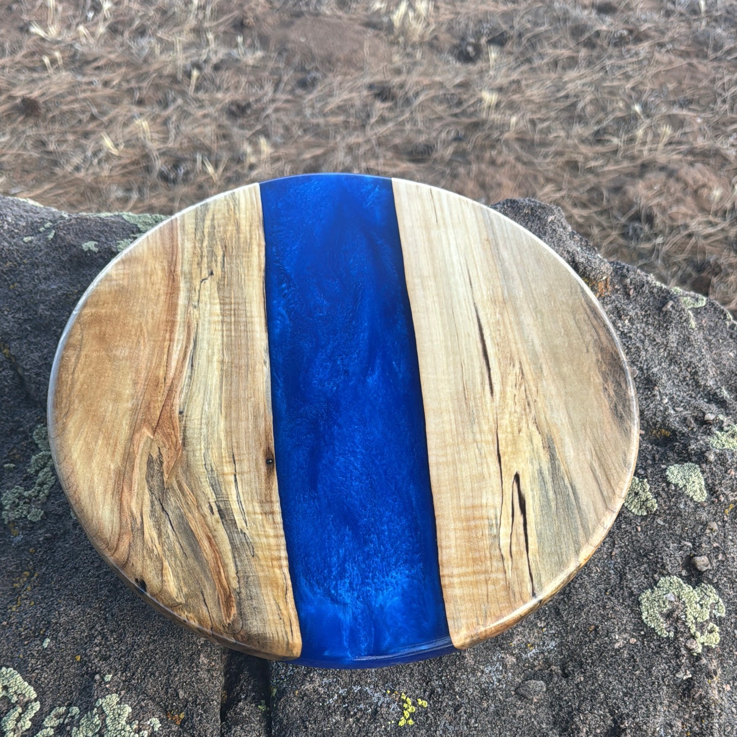 Resin River Lazy Susan - Charcuterie Turntable