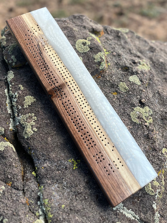 Resin Cribbage Board