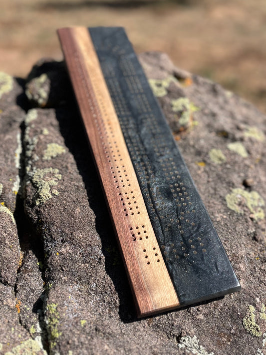 Resin Cribbage Board
