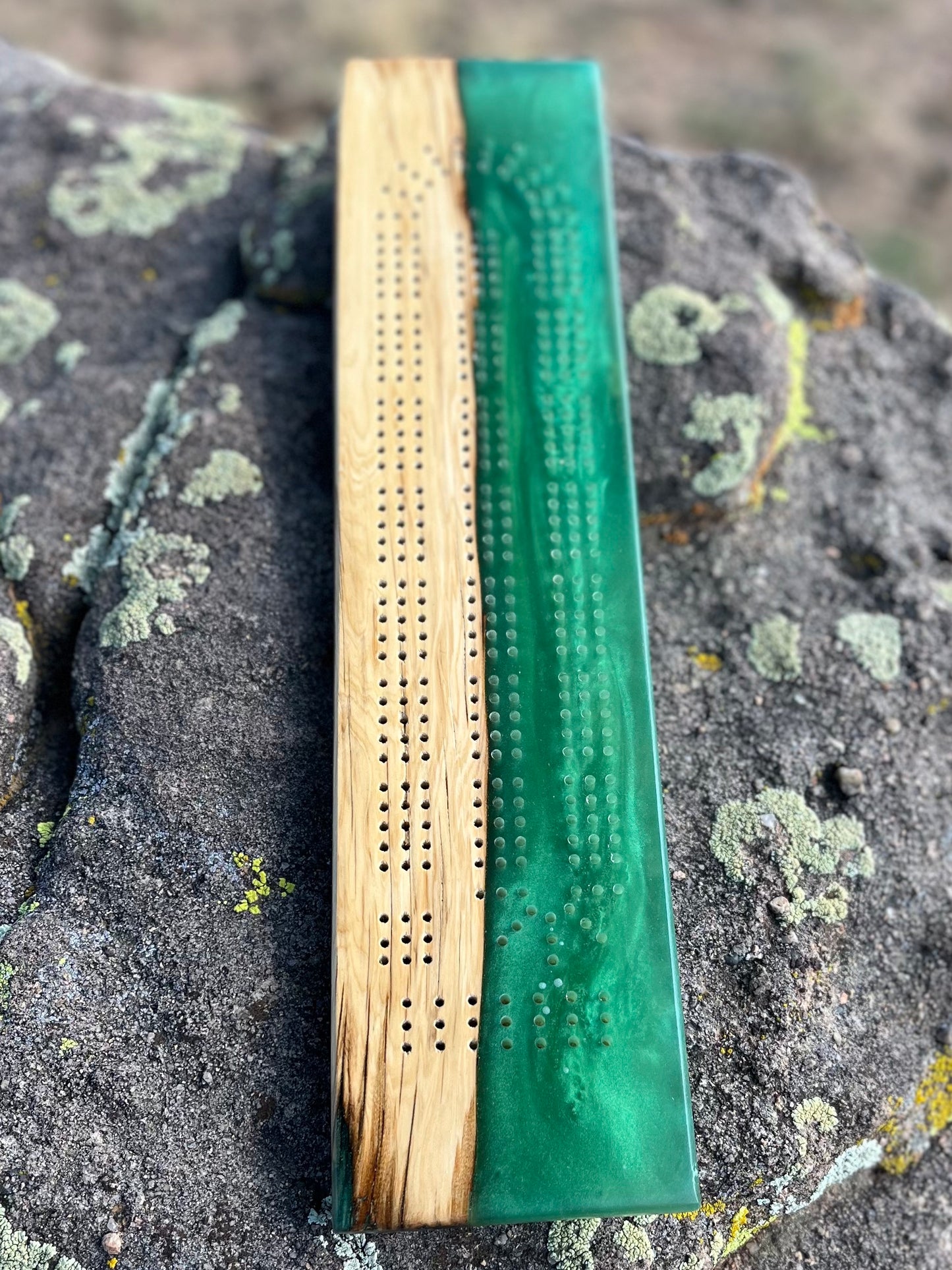Resin Cribbage Board