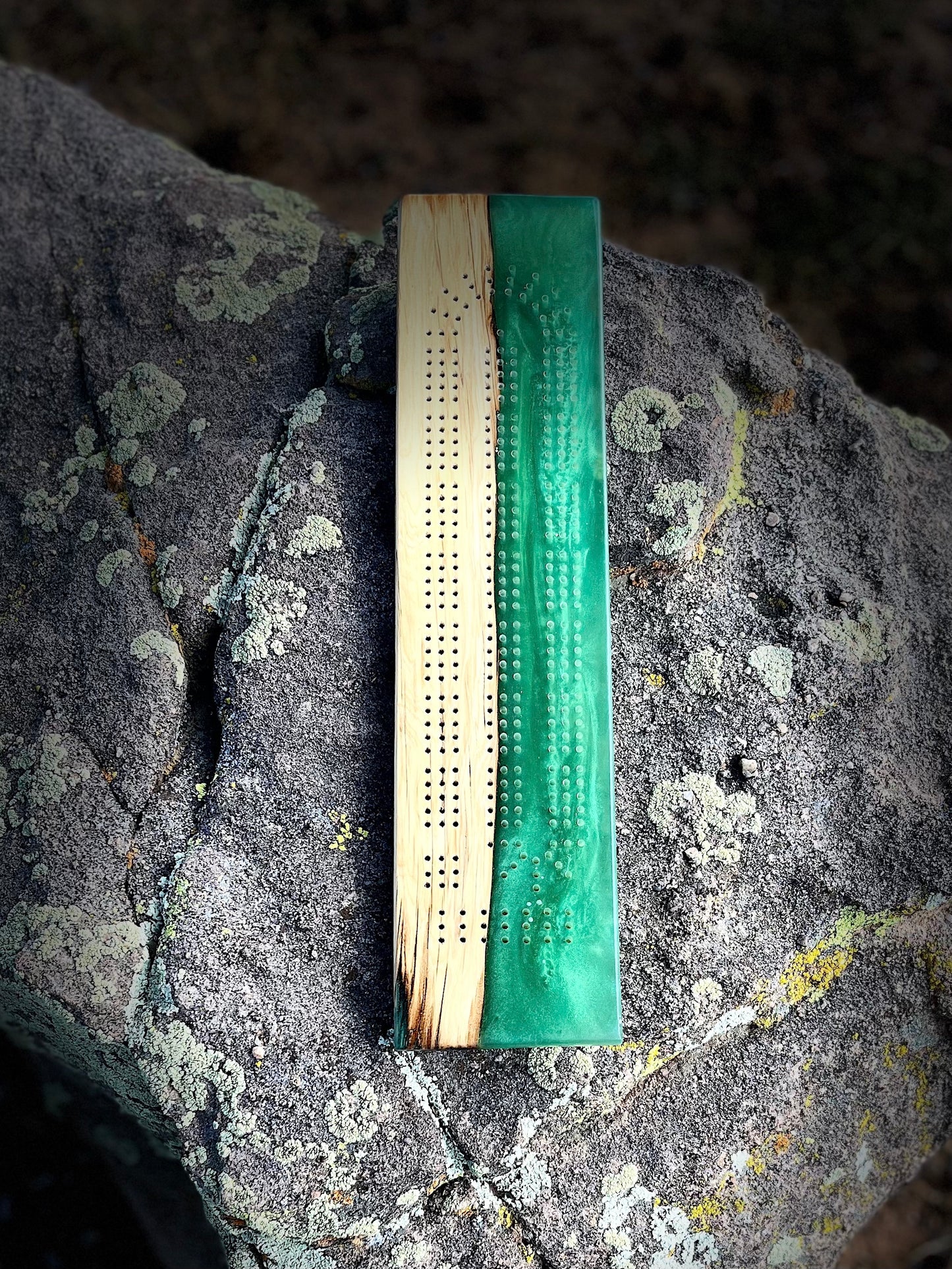 Resin Cribbage Board