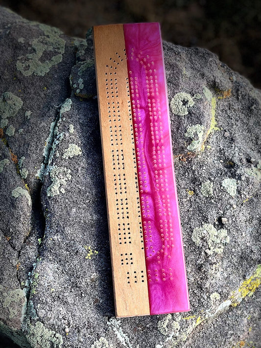 Resin Cribbage Board