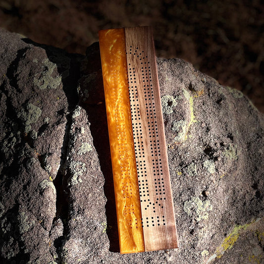 Resin Cribbage Board