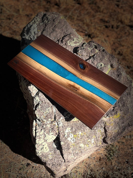 Resin River Charcuterie Board