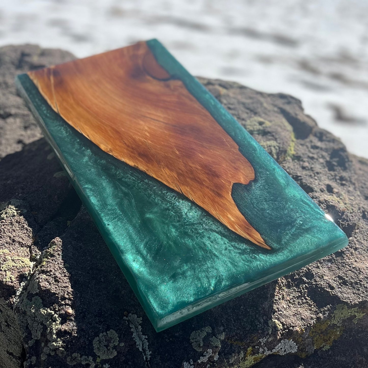 Resin River Charcuterie Board