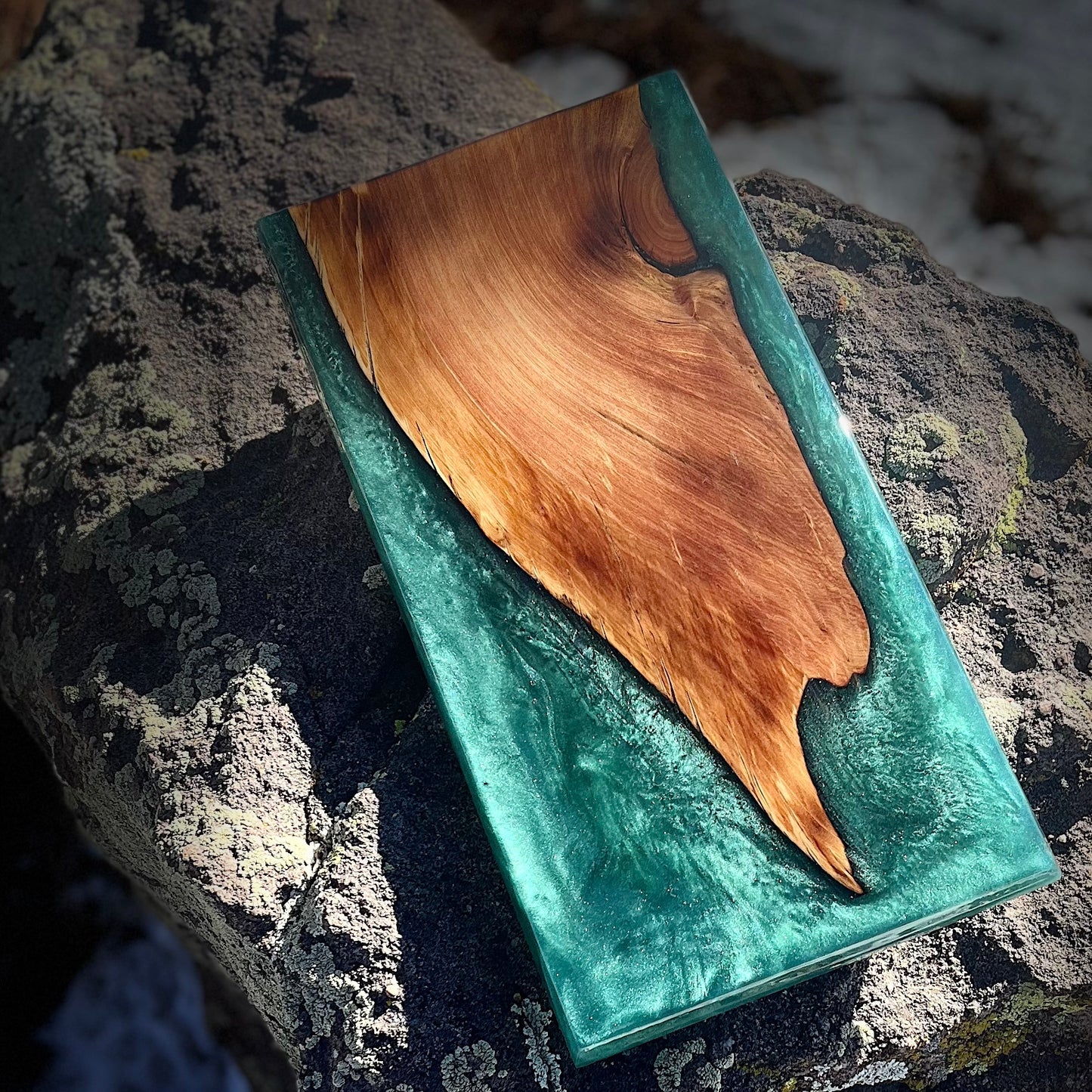 Resin River Charcuterie Board