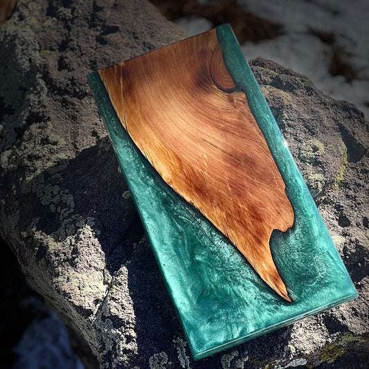 Resin River Charcuterie Board