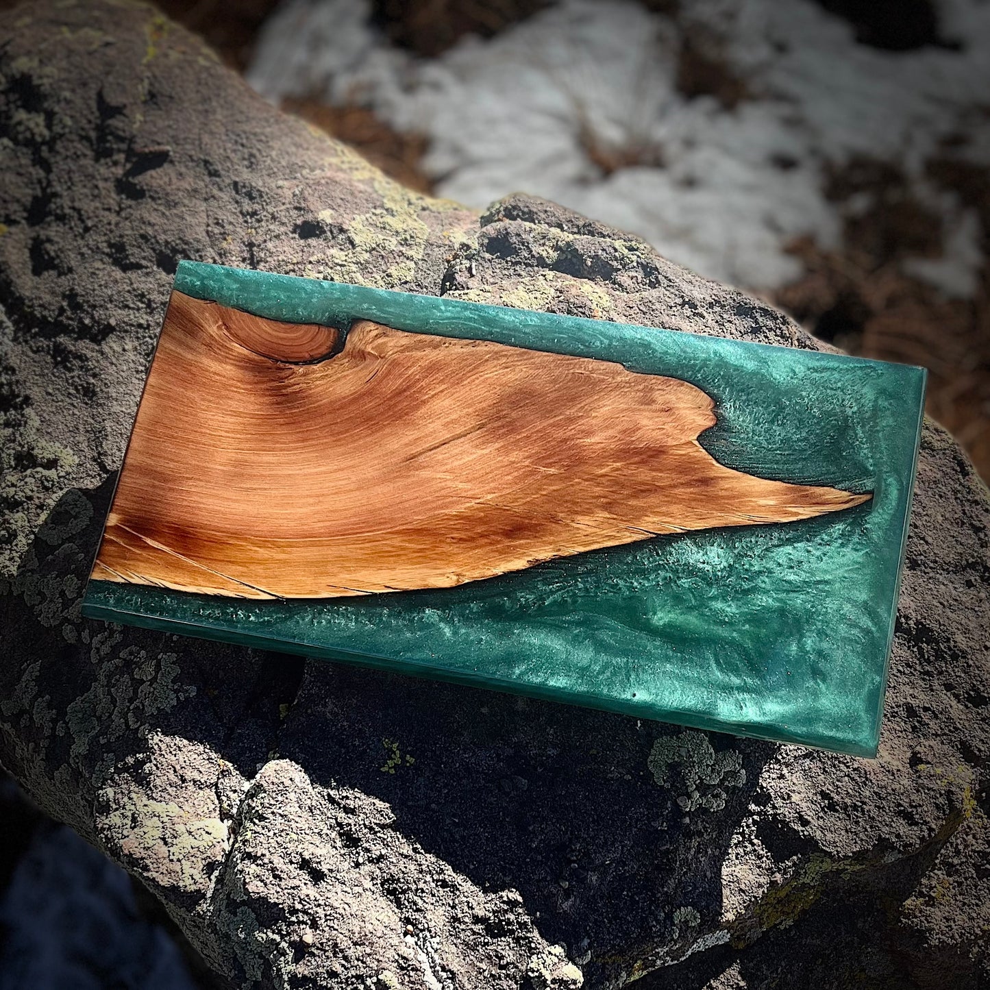 Resin River Charcuterie Board