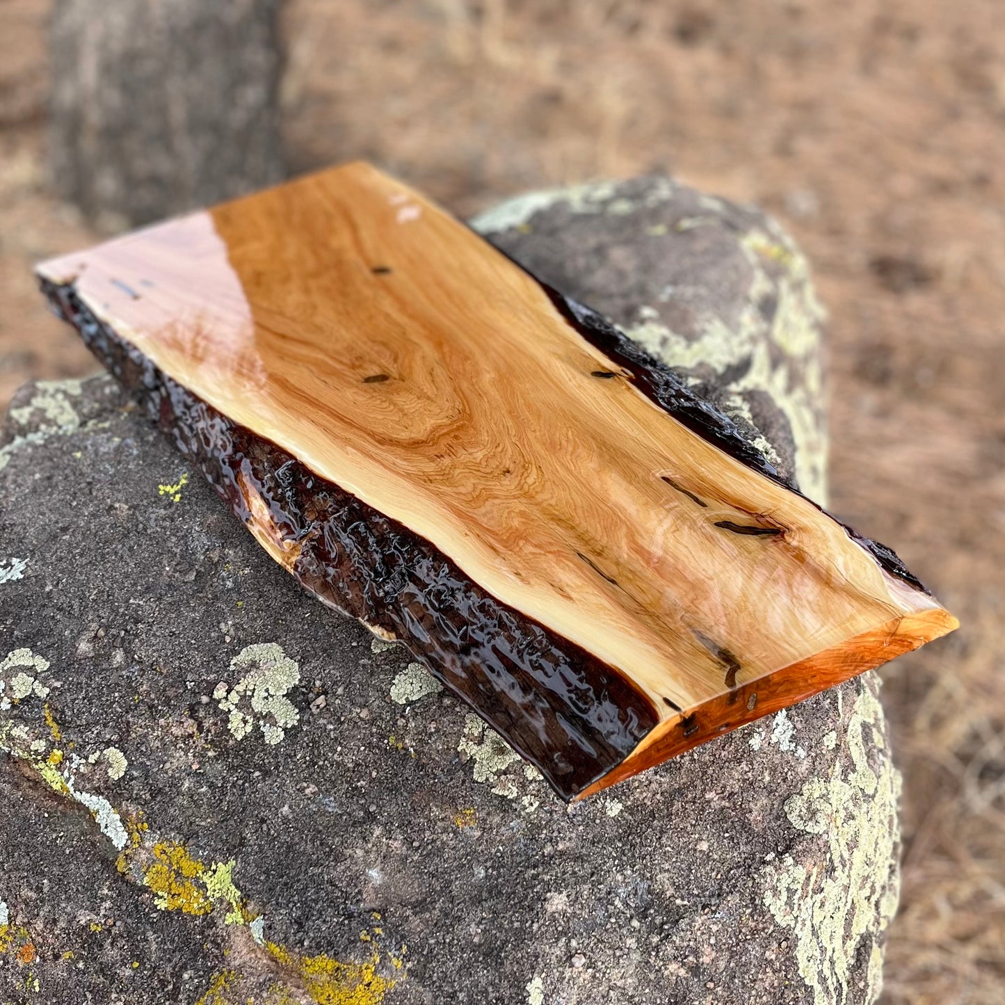 Live Edge Charcuterie Board