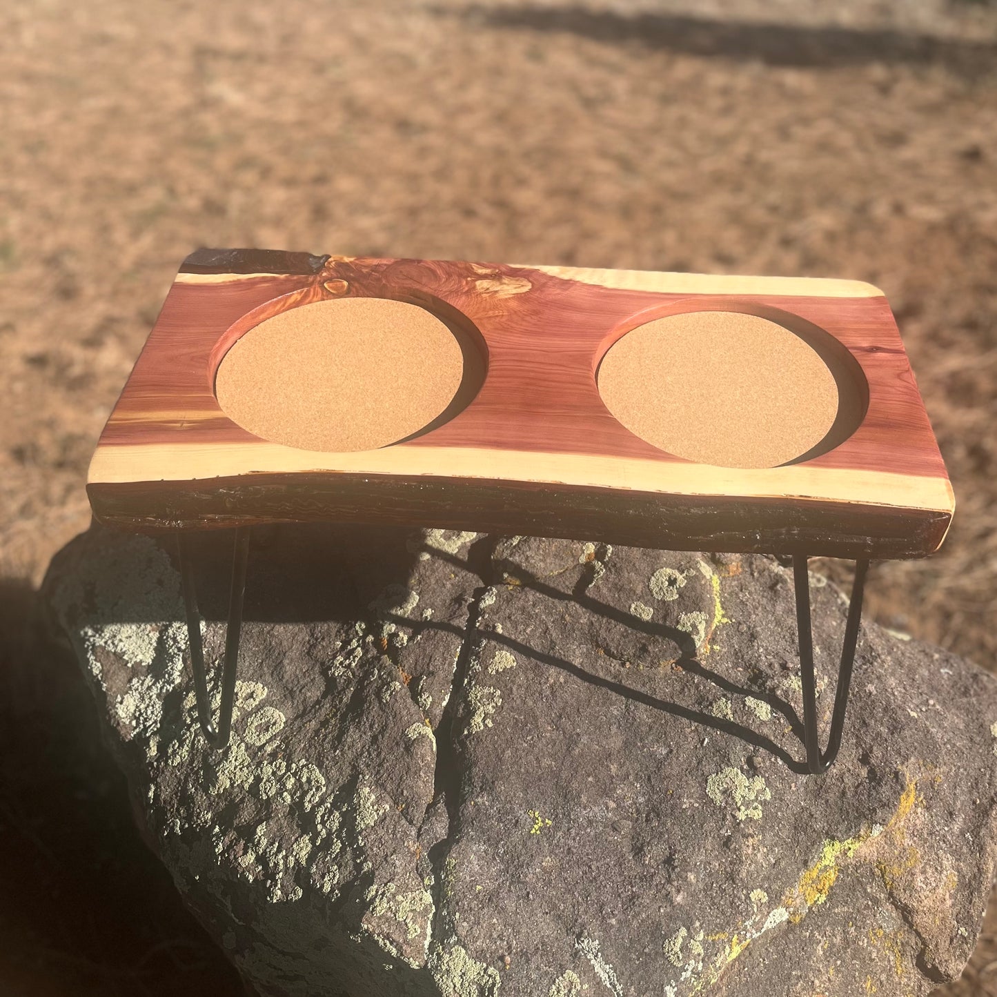 Raised Dog Bowl Stand