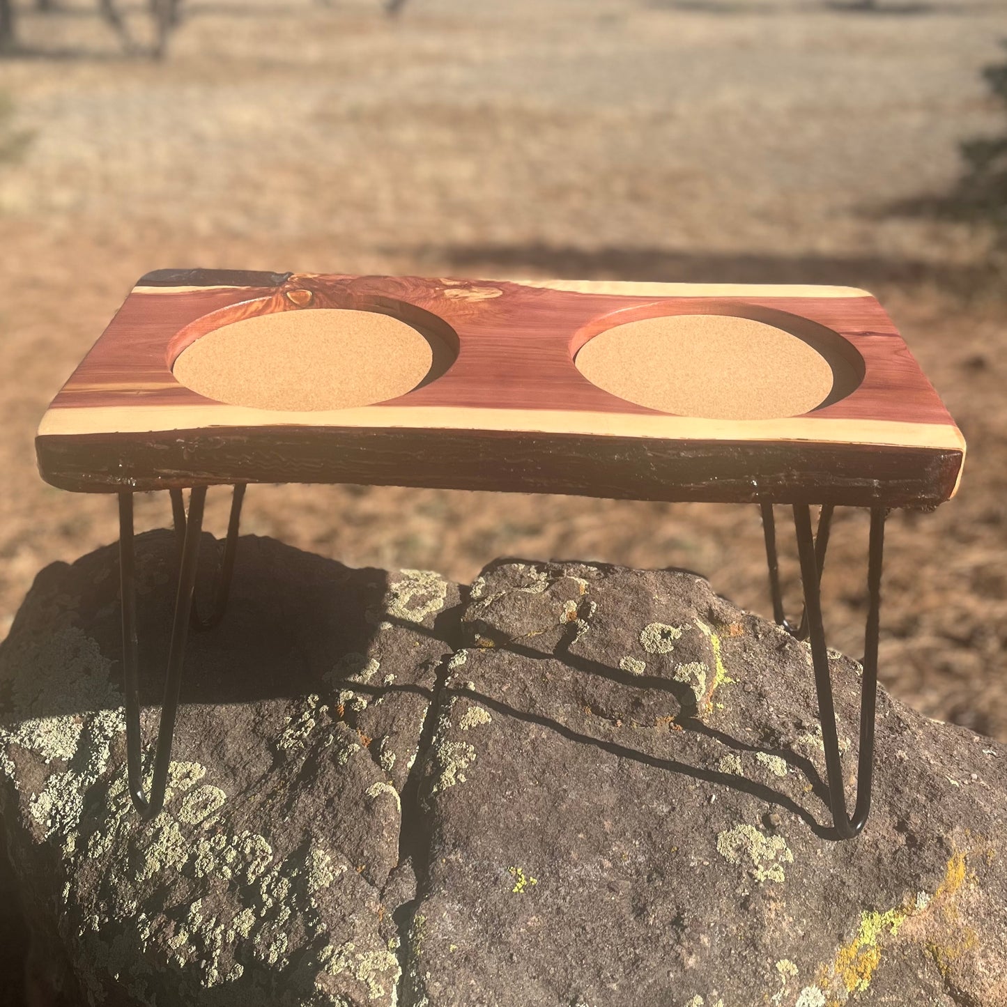 Raised Dog Bowl Stand