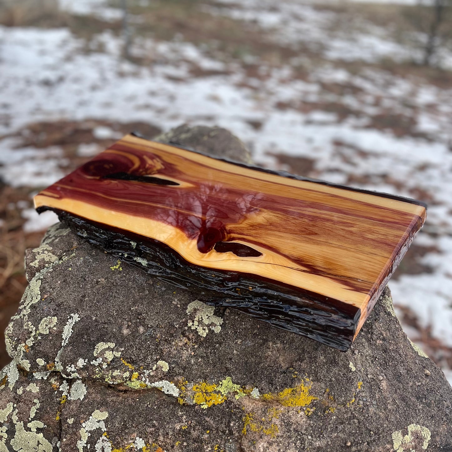 Live Edge Charcuterie Board