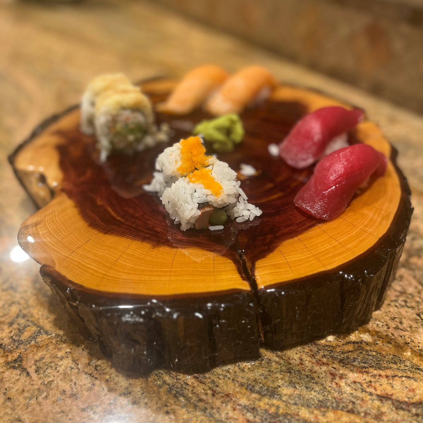 Live Edge Charcuterie Board