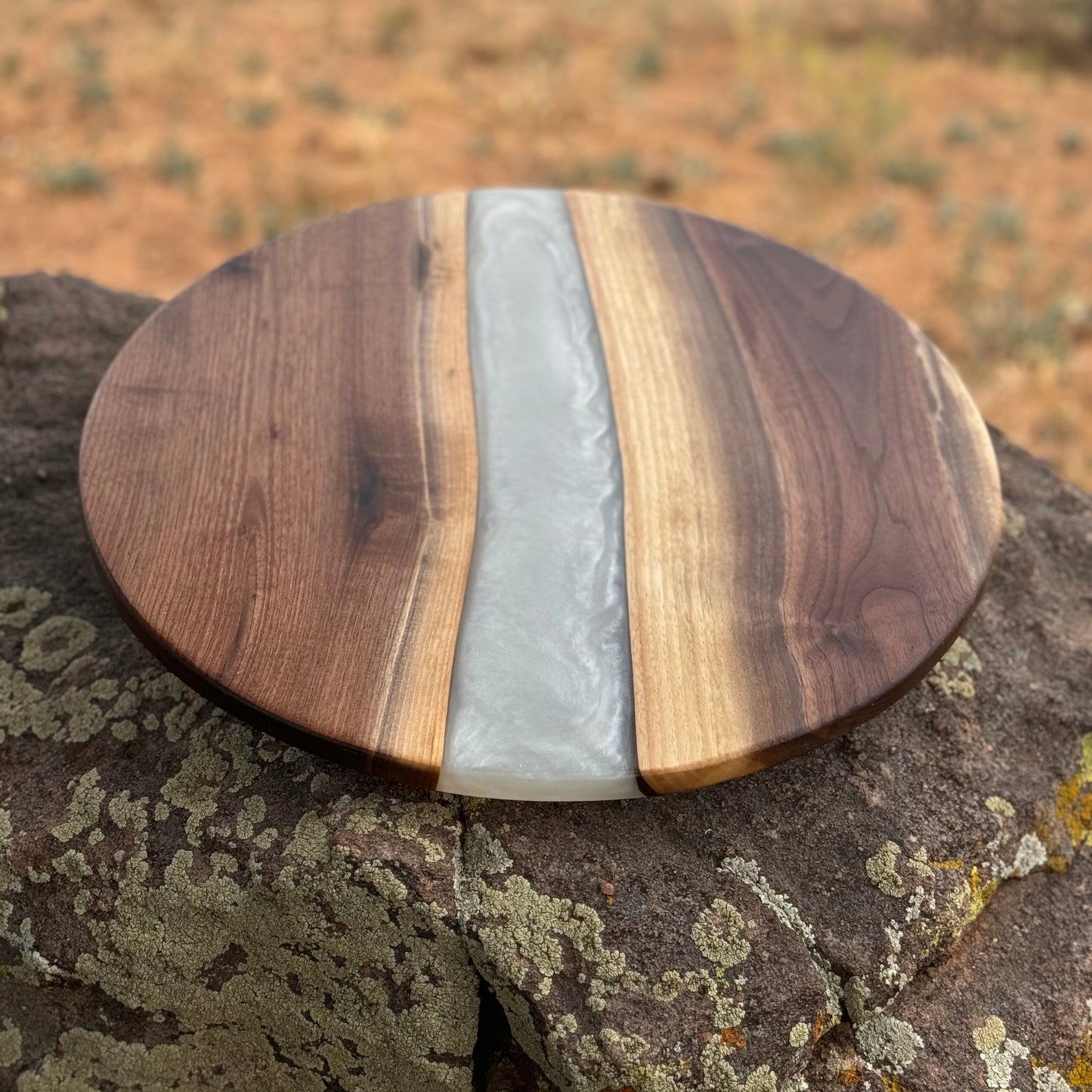 Resin River Lazy Susan - Charcuterie Turntable
