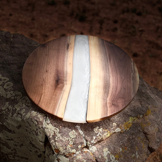 Resin River Lazy Susan - Charcuterie Turntable