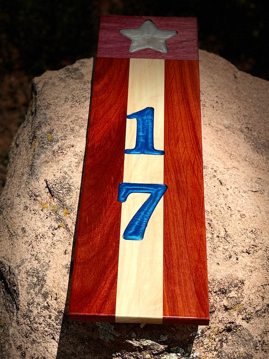 Patriotic Address Sign