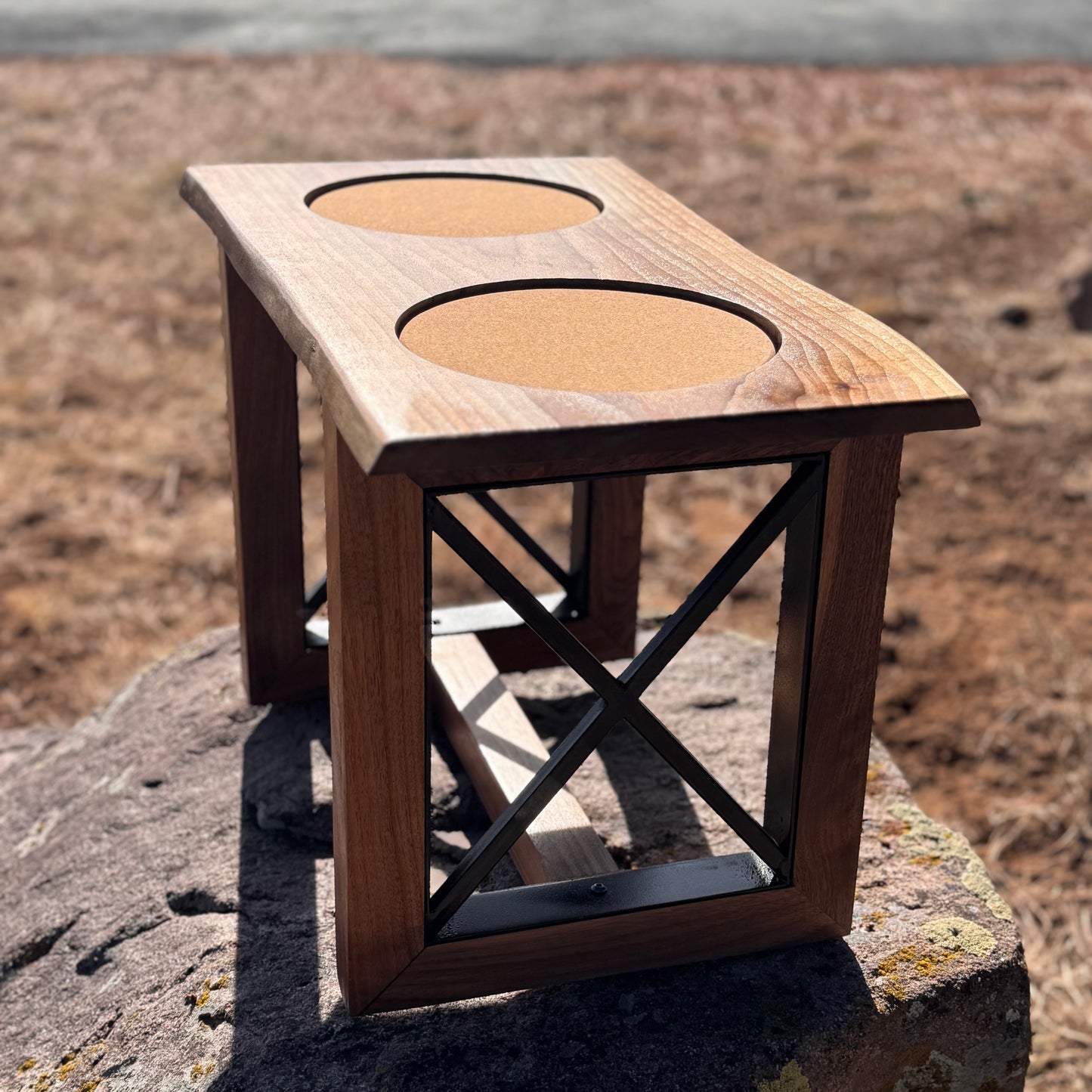Raised Dog Bowl Stand