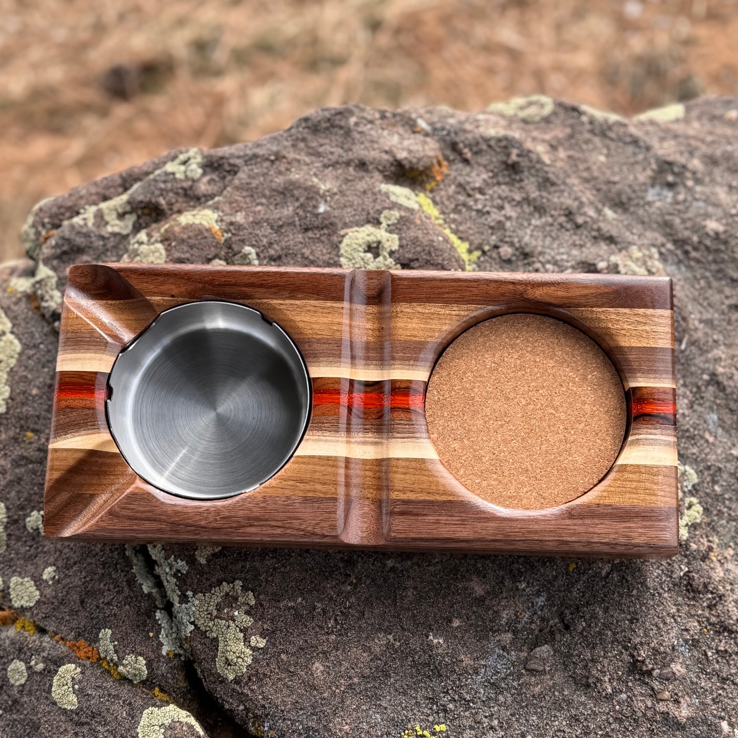 Ashtray and Coaster Combo