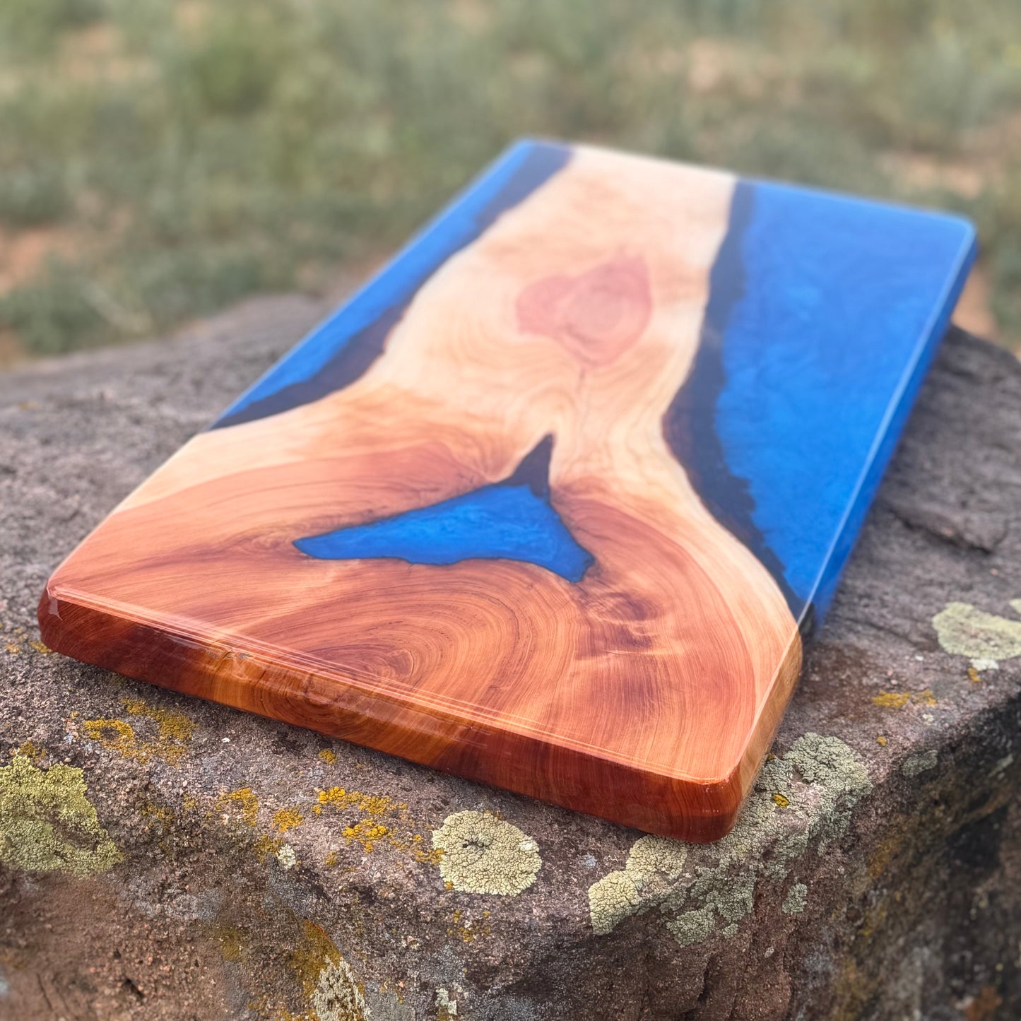 Resin River Charcuterie Board