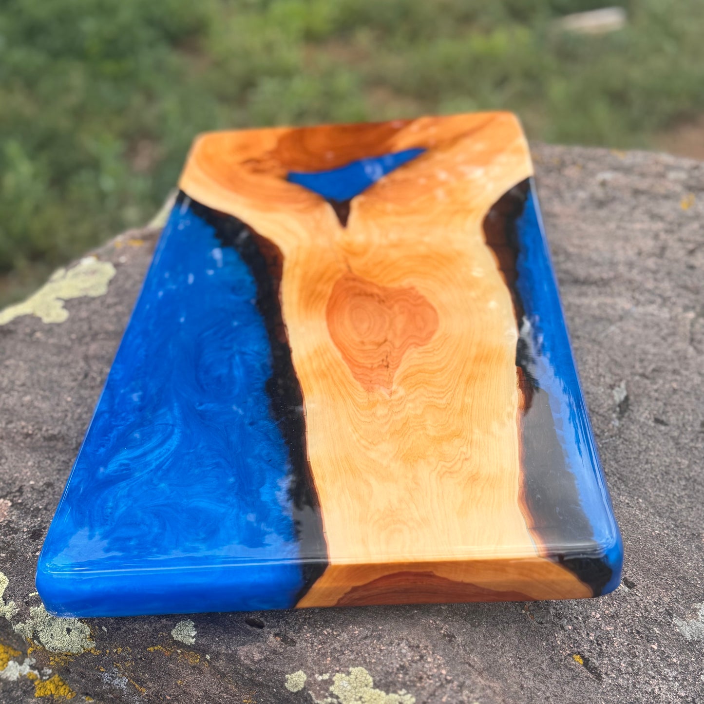Resin River Charcuterie Board