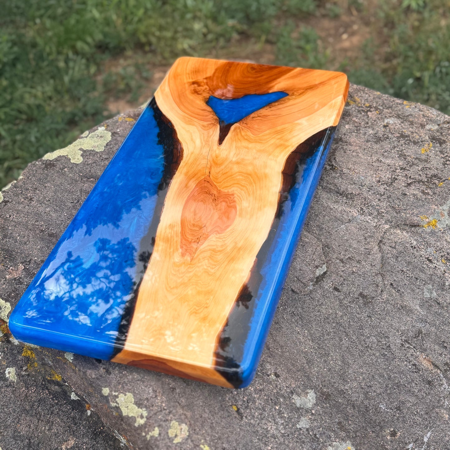 Resin River Charcuterie Board