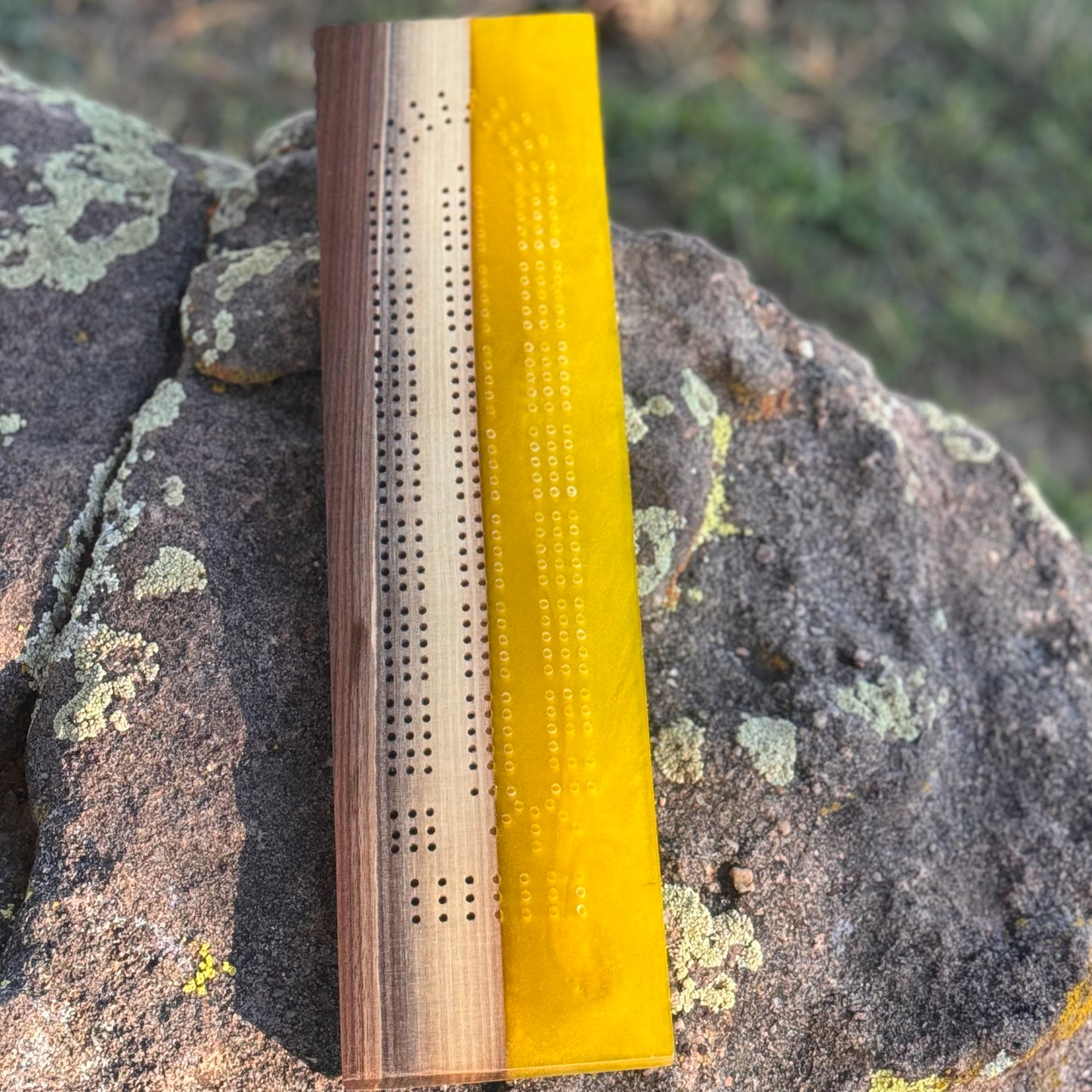 Resin Cribbage Board