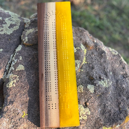 Resin Cribbage Board