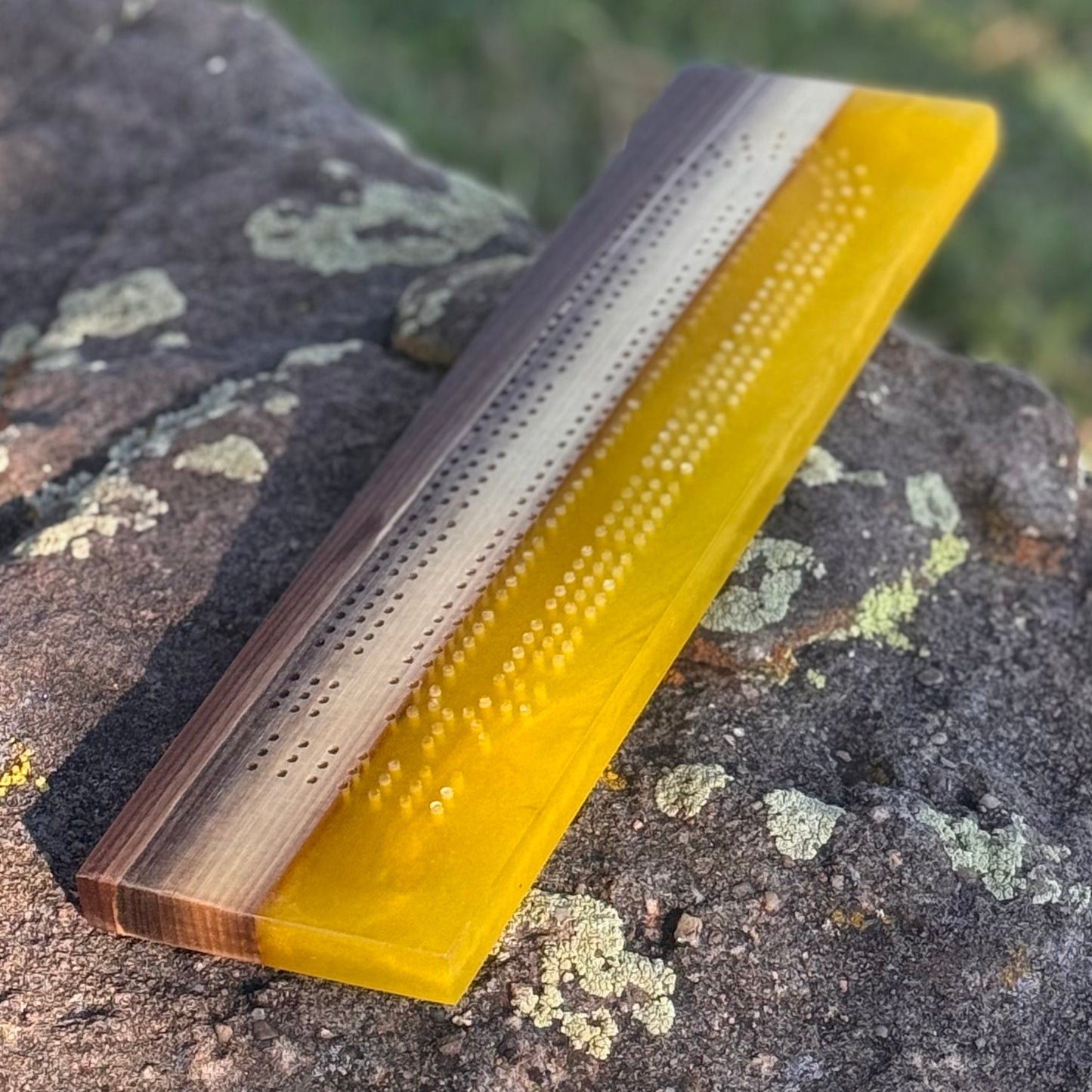 Resin Cribbage Board