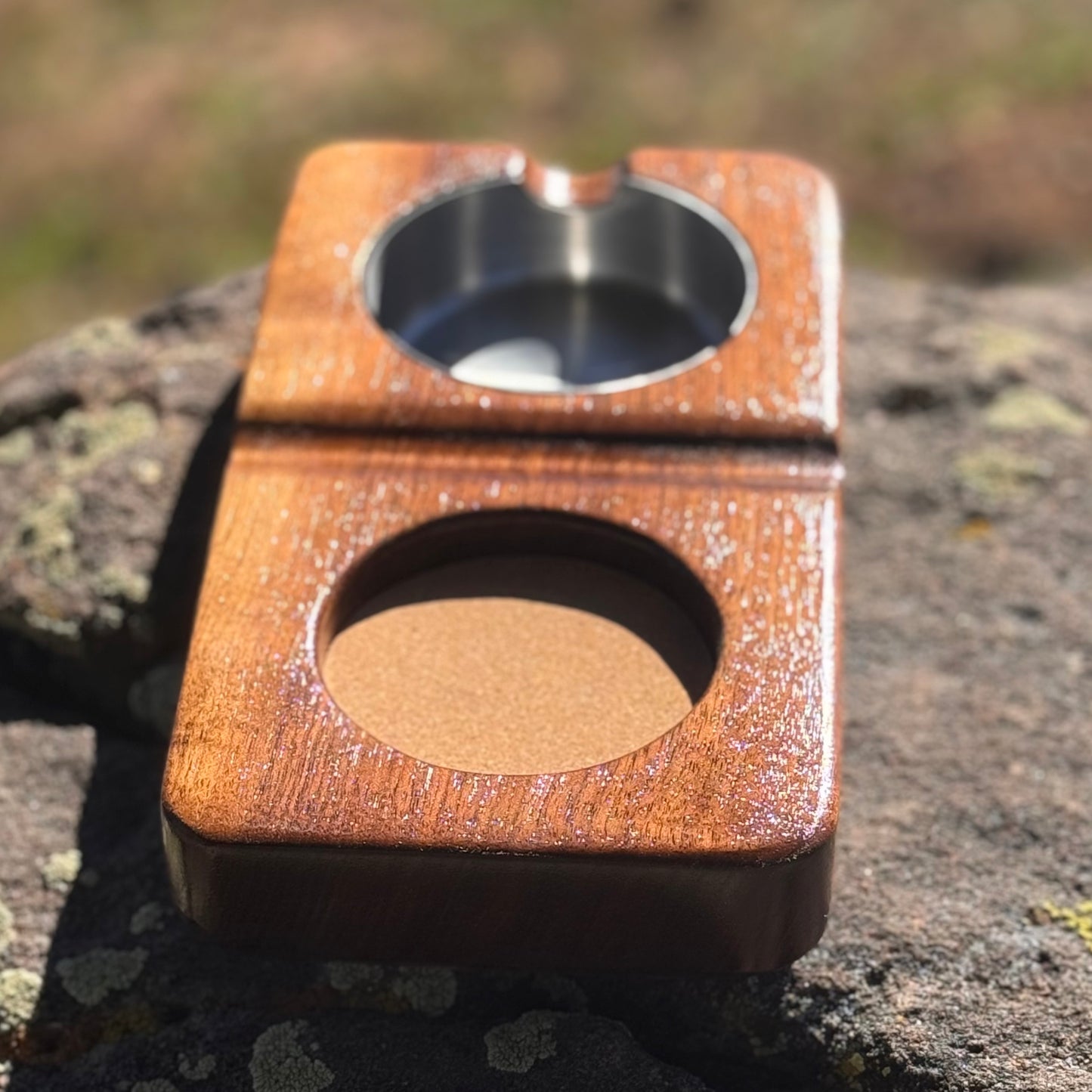 Ashtray and Coaster Combo