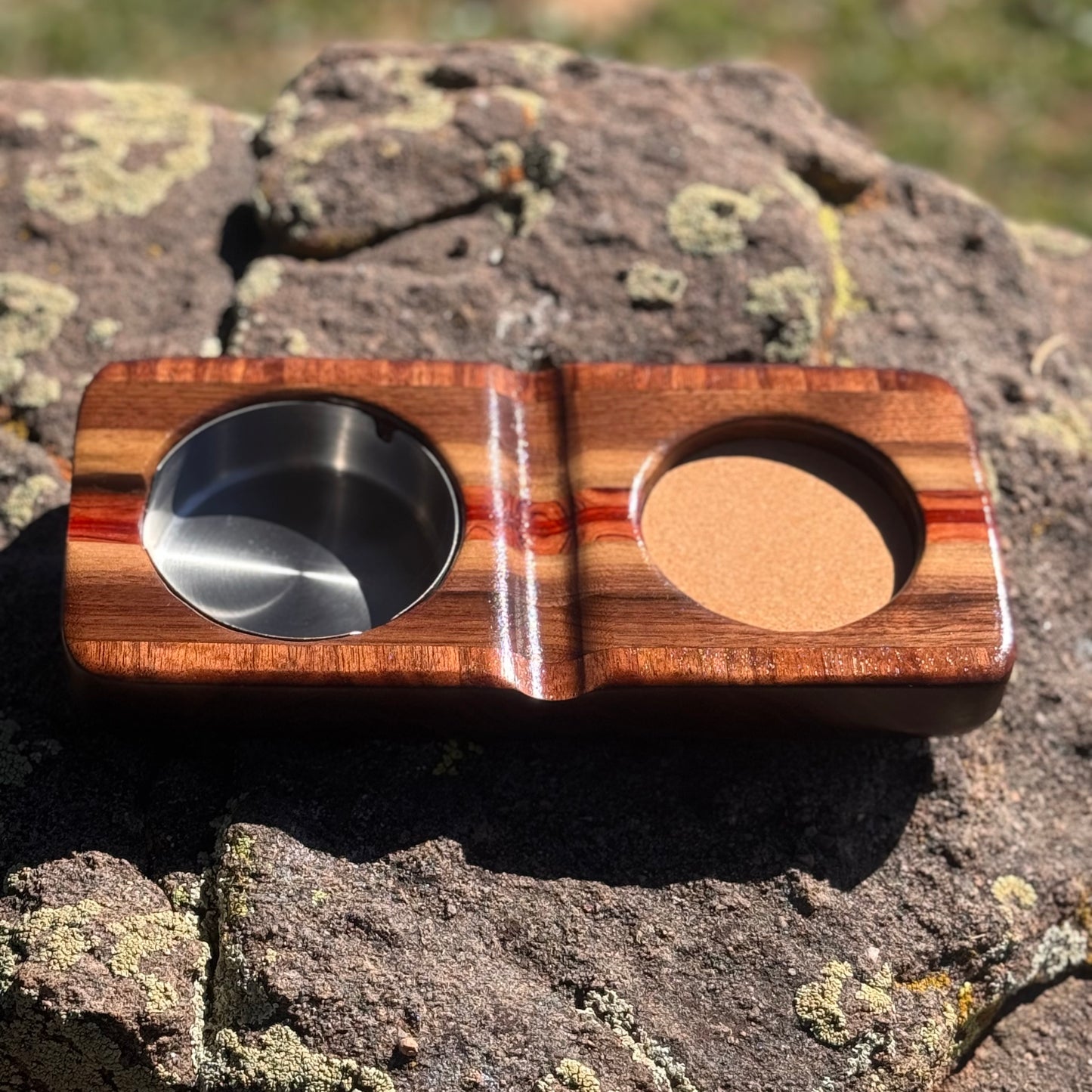 Cigar Ashtray and Coaster Combo