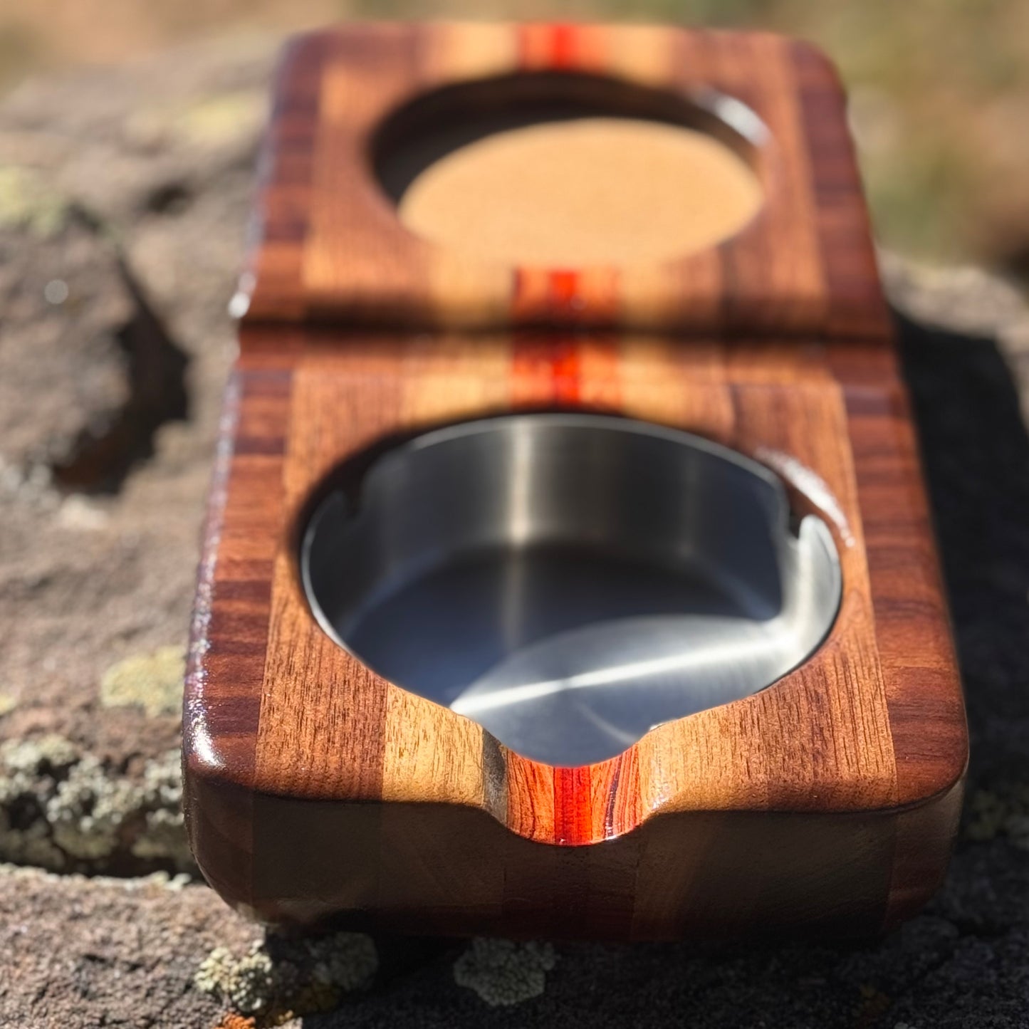 Cigar Ashtray and Coaster Combo