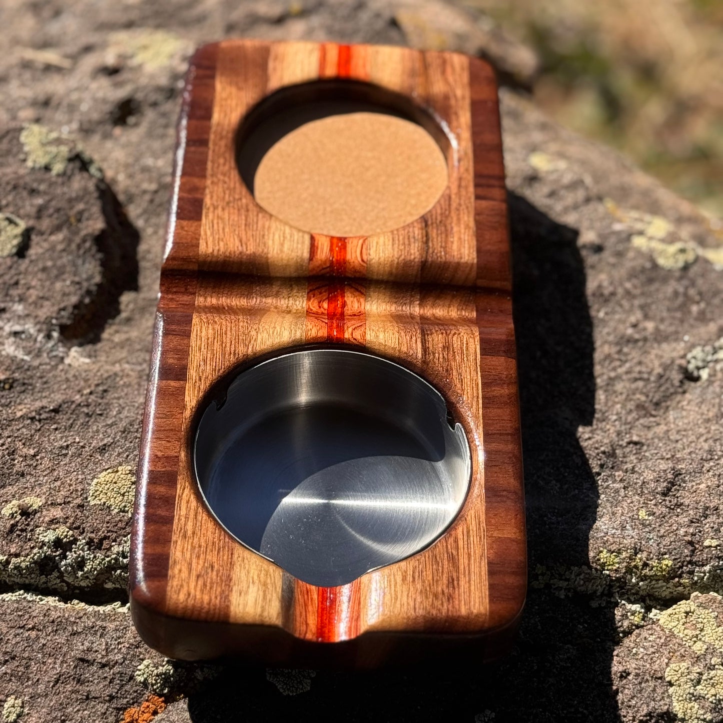 Cigar Ashtray and Coaster Combo
