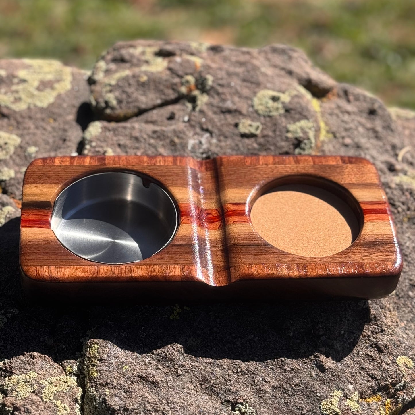 Cigar Ashtray and Coaster Combo