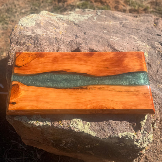 Resin River Charcuterie Board