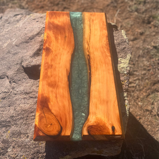 Resin River Charcuterie Board