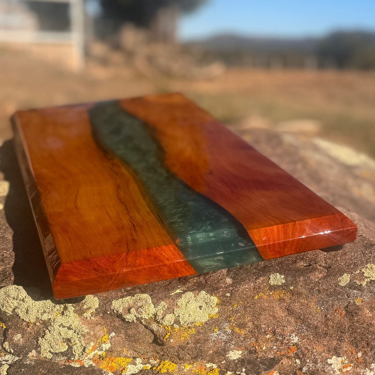 Resin River Charcuterie Board