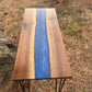 Handmade Walnut Wood Accent Table