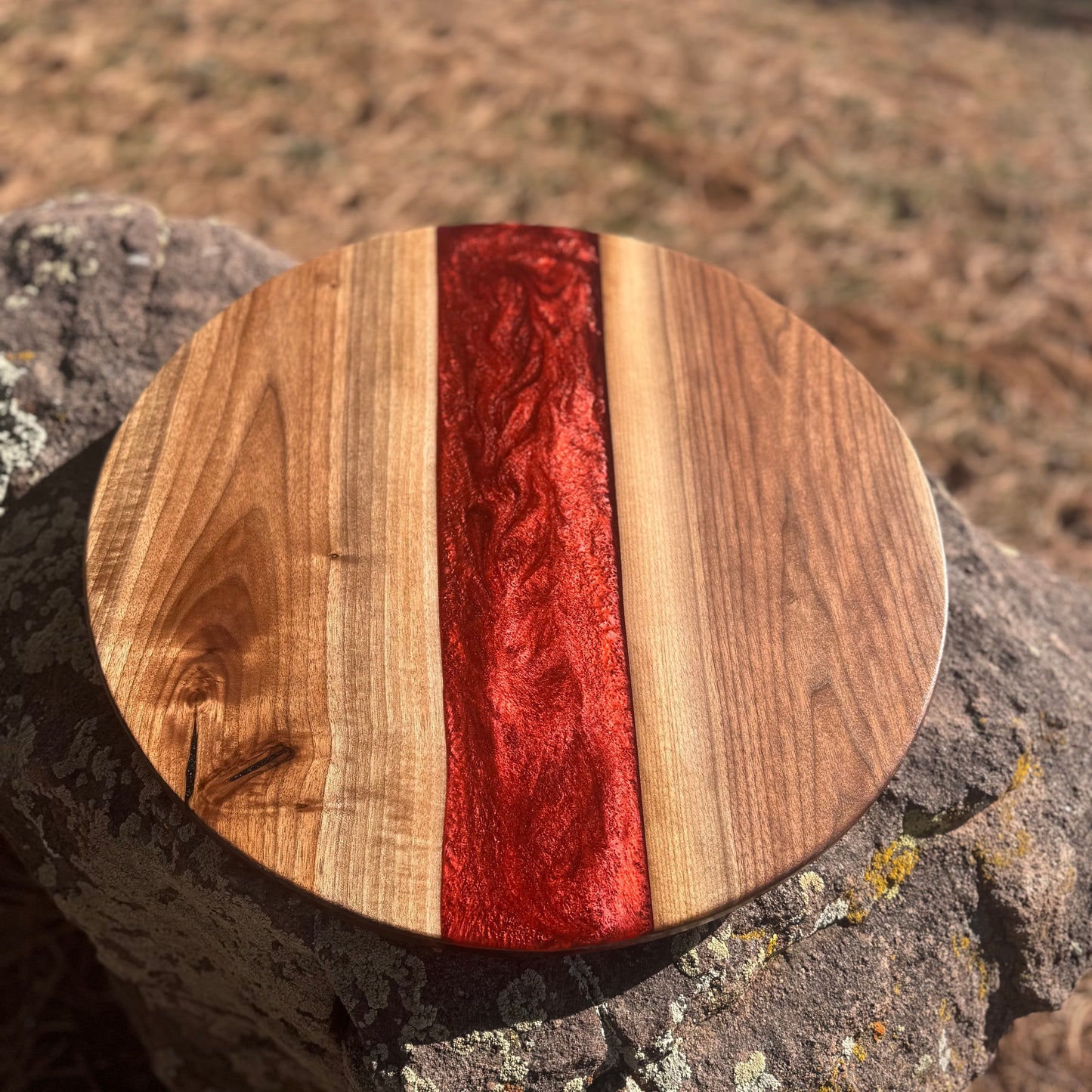 Resin River Lazy Susan - Charcuterie Turntable