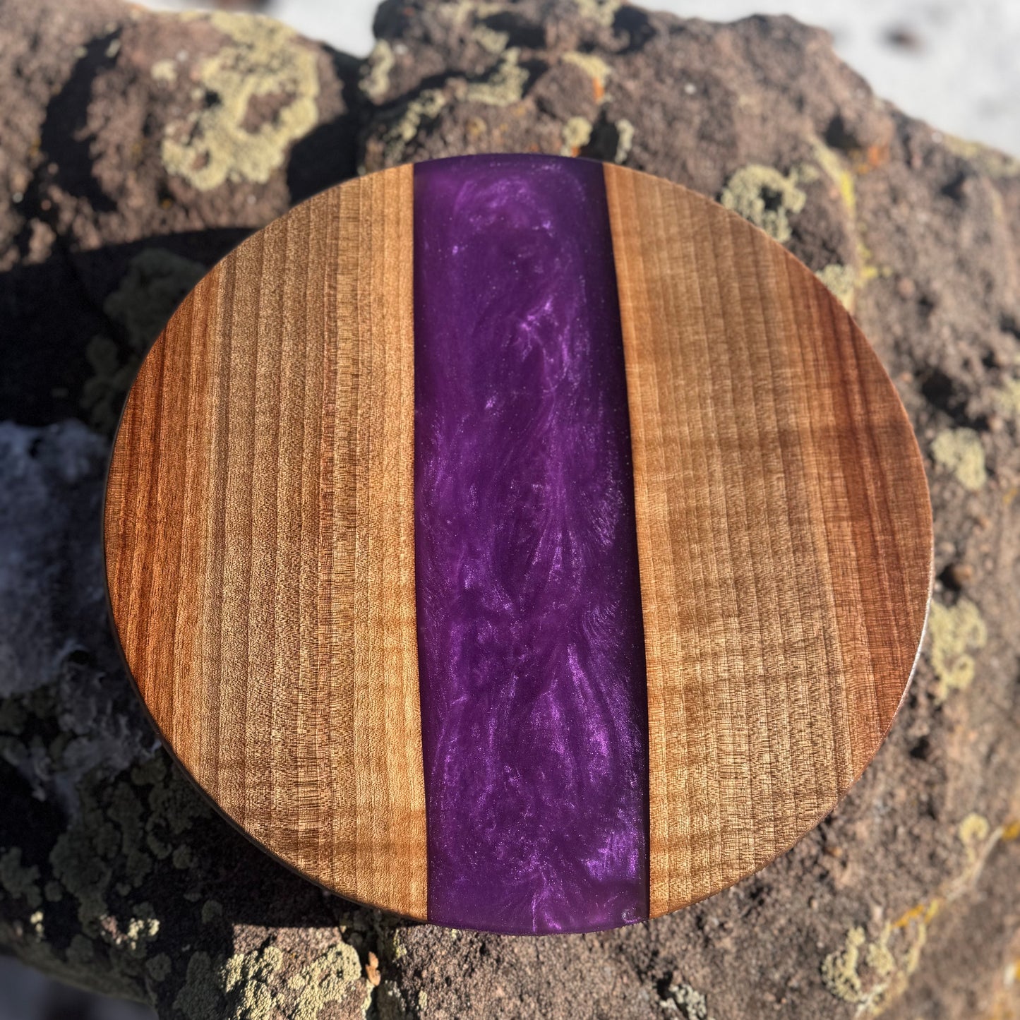 Resin River Lazy Susan - Charcuterie Turntable